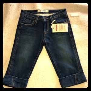 NWT Hudson Crop Jean Shorts